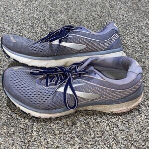 Brooks Ghost 12 Tennis Shoes Women’s 8 Medium Blue Grey Purple Sneakers Running